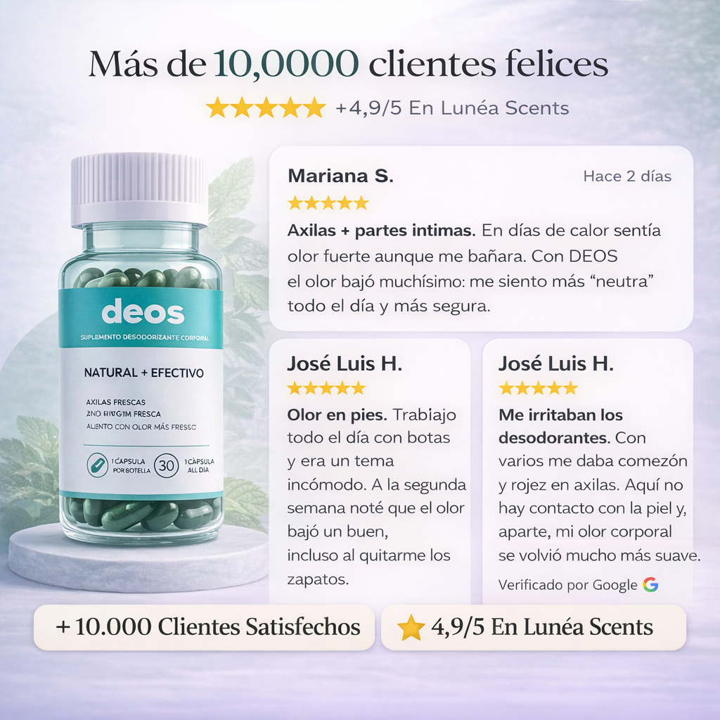 DEOS – Desodorante interno natural