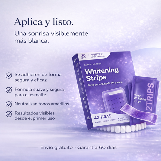 Tiras Blanqueadoras Púrpura