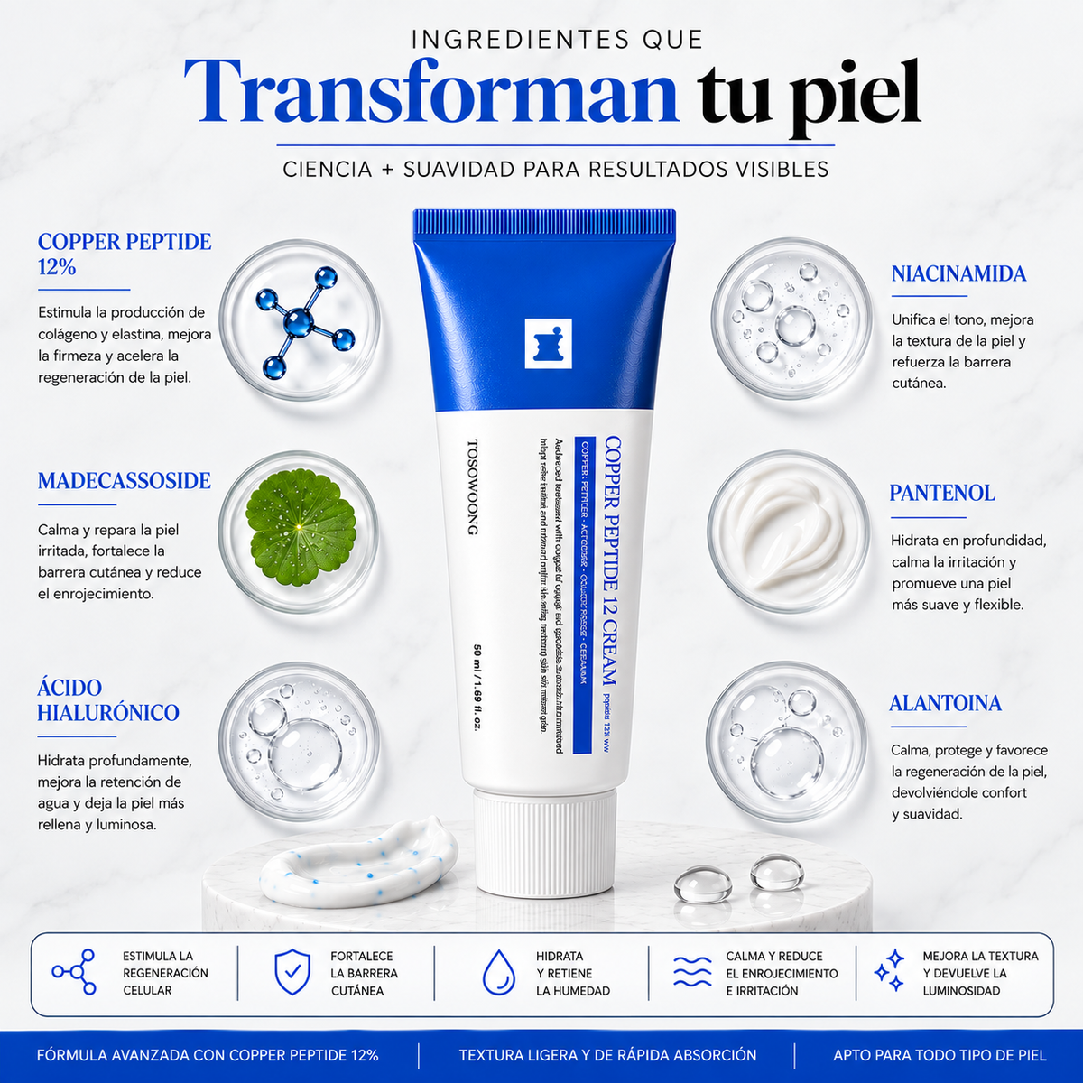 Crema Copper Peptide 12