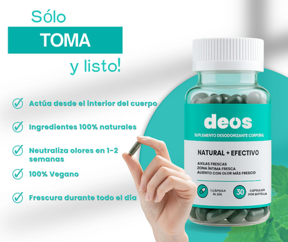 Desodorante Interno Natural - DEOS™