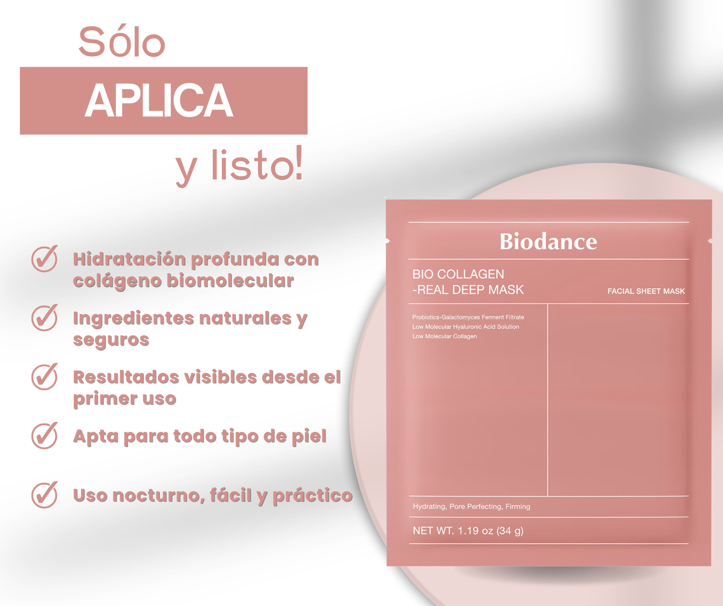 Mascarilla de Bio-Colágeno - Biodance