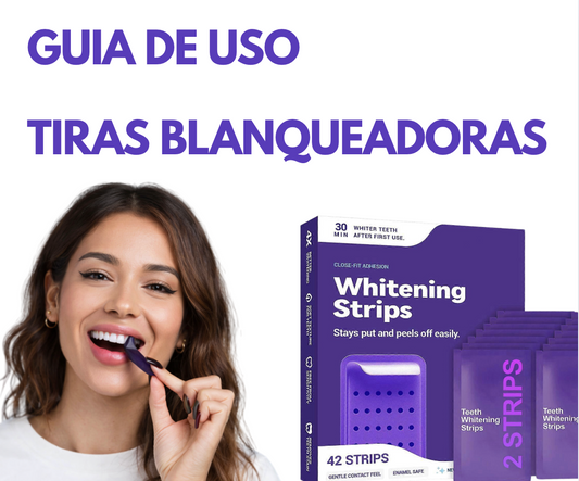 Guía de Uso Tiras Blanqueadoras Púrpura