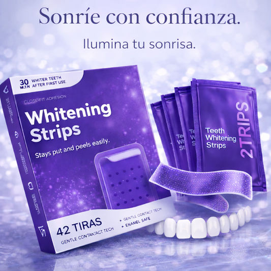 Tiras Blanqueadoras Púrpura