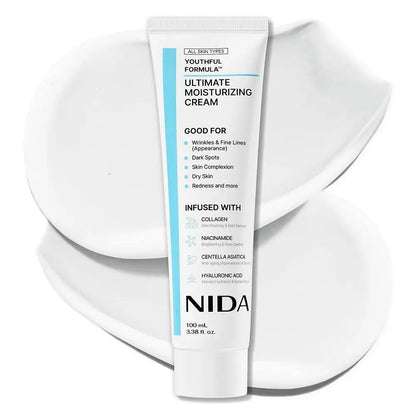 NIDA Daily Ultimate Moisturizing Cream Anti-Aging Whitening Repair Redness Essence Repairing Calming Pore Moisturizer Skin Care